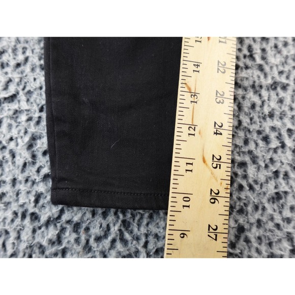 Good American Women's Good Legs Crop Jeans in Black Size  6/28 - Picture 6 of 13